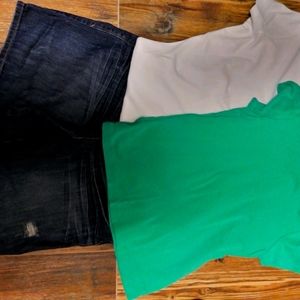 Distressed Denim shorts